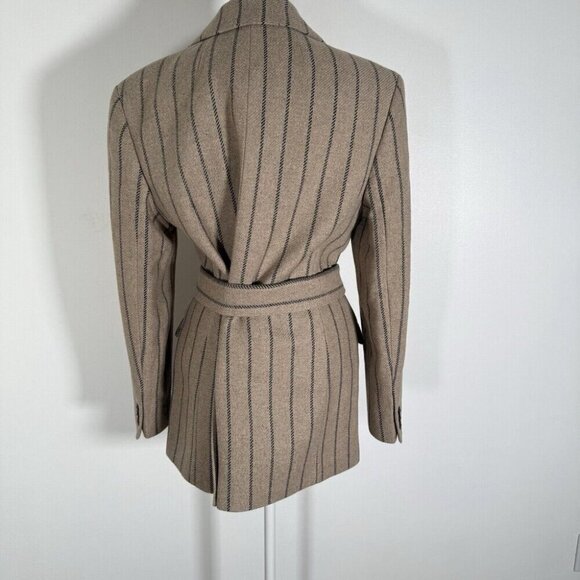 Madewell Bedford Oversized Blazer Wool Blend Striped Academia Twee Preppy 8 - Picture 2 of 10